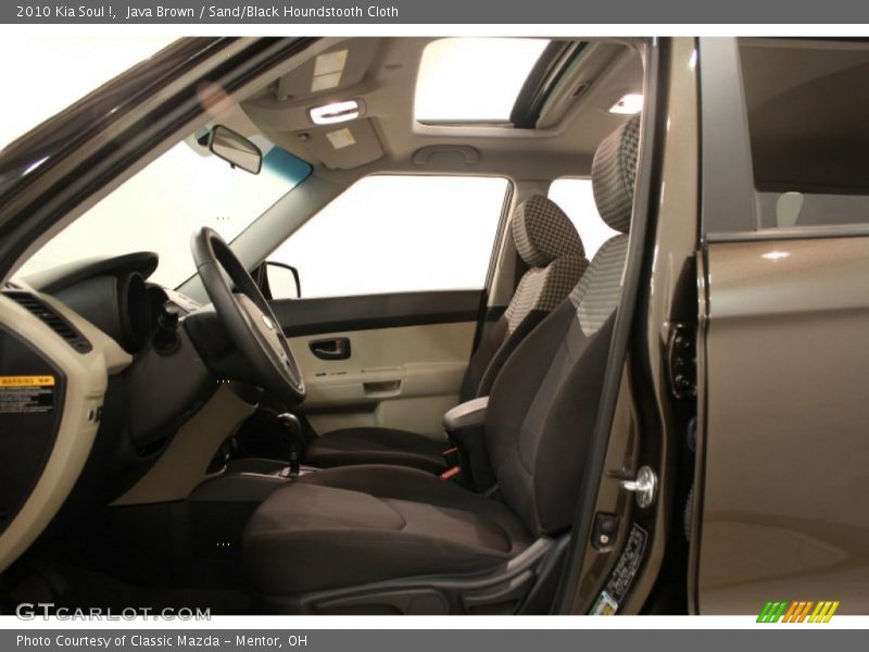 Java Brown / Sand/Black Houndstooth Cloth 2010 Kia Soul !
