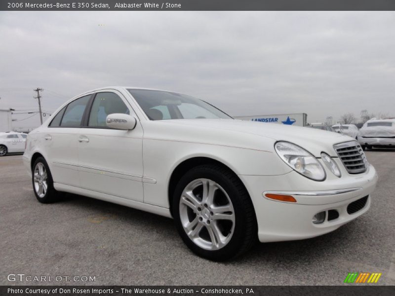 Alabaster White / Stone 2006 Mercedes-Benz E 350 Sedan