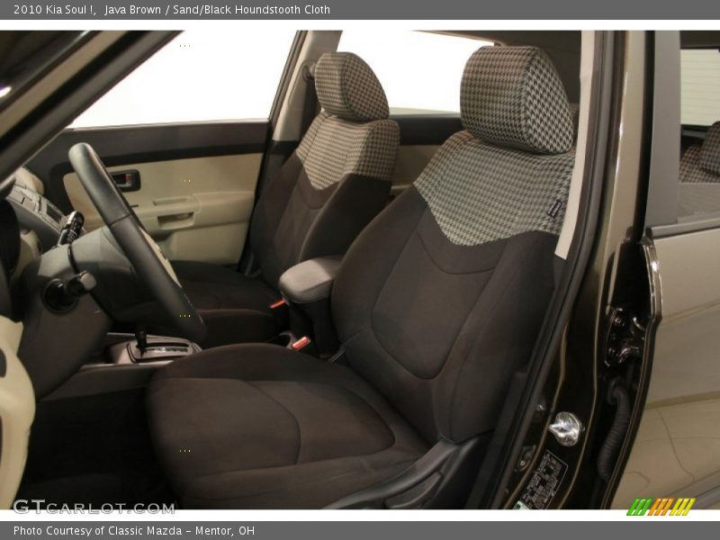 Java Brown / Sand/Black Houndstooth Cloth 2010 Kia Soul !