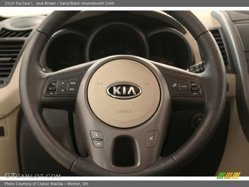 Java Brown / Sand/Black Houndstooth Cloth 2010 Kia Soul !