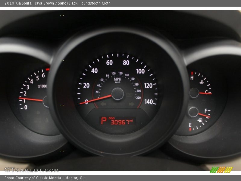 Java Brown / Sand/Black Houndstooth Cloth 2010 Kia Soul !