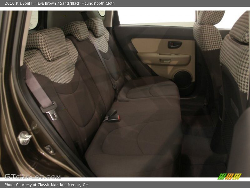 Java Brown / Sand/Black Houndstooth Cloth 2010 Kia Soul !