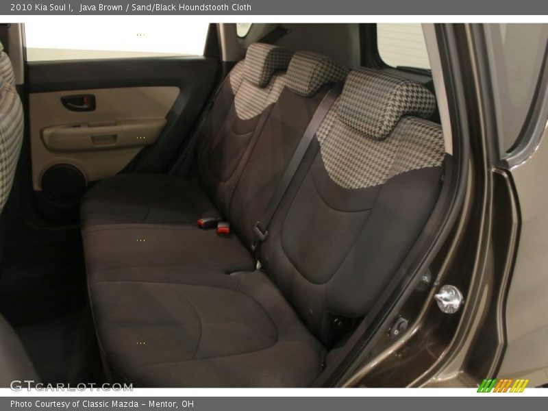 Java Brown / Sand/Black Houndstooth Cloth 2010 Kia Soul !