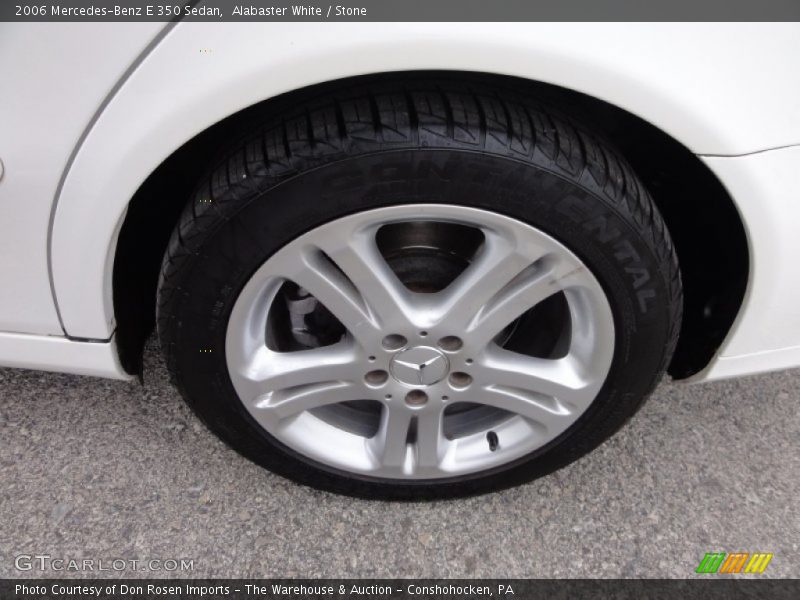 Alabaster White / Stone 2006 Mercedes-Benz E 350 Sedan