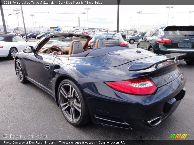 Rear 3/4 View - 2011 Porsche 911 Turbo S Cabriolet