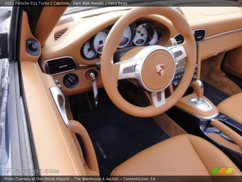  2011 911 Turbo S Cabriolet Sand Beige Interior