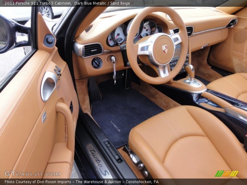  2011 911 Turbo S Cabriolet Sand Beige Interior