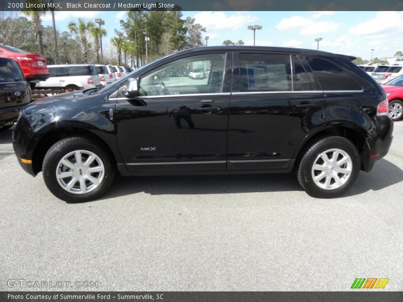 Black Clearcoat / Medium Light Stone 2008 Lincoln MKX