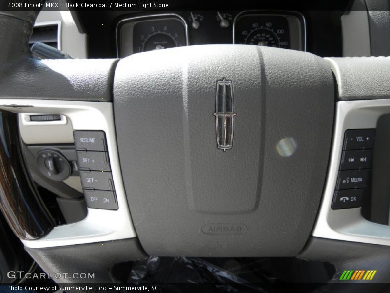 Black Clearcoat / Medium Light Stone 2008 Lincoln MKX