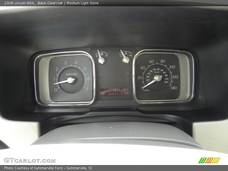 Black Clearcoat / Medium Light Stone 2008 Lincoln MKX