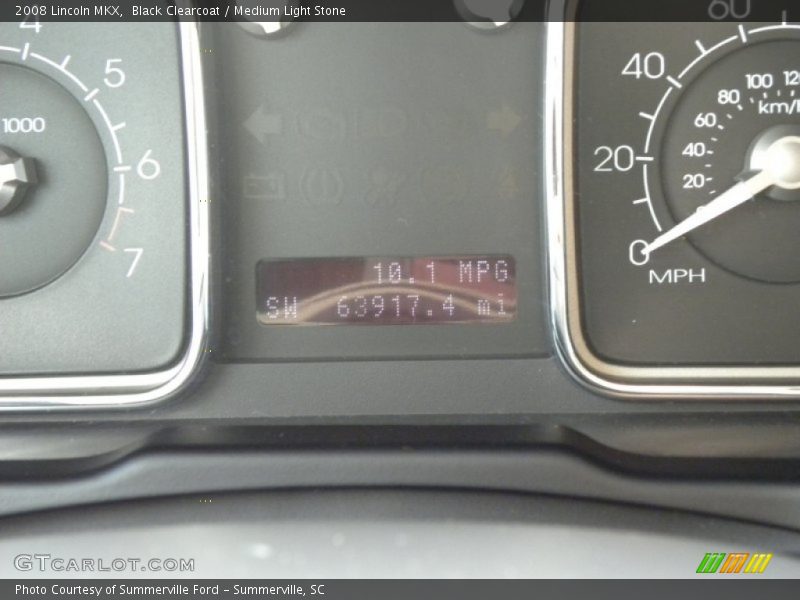 Black Clearcoat / Medium Light Stone 2008 Lincoln MKX