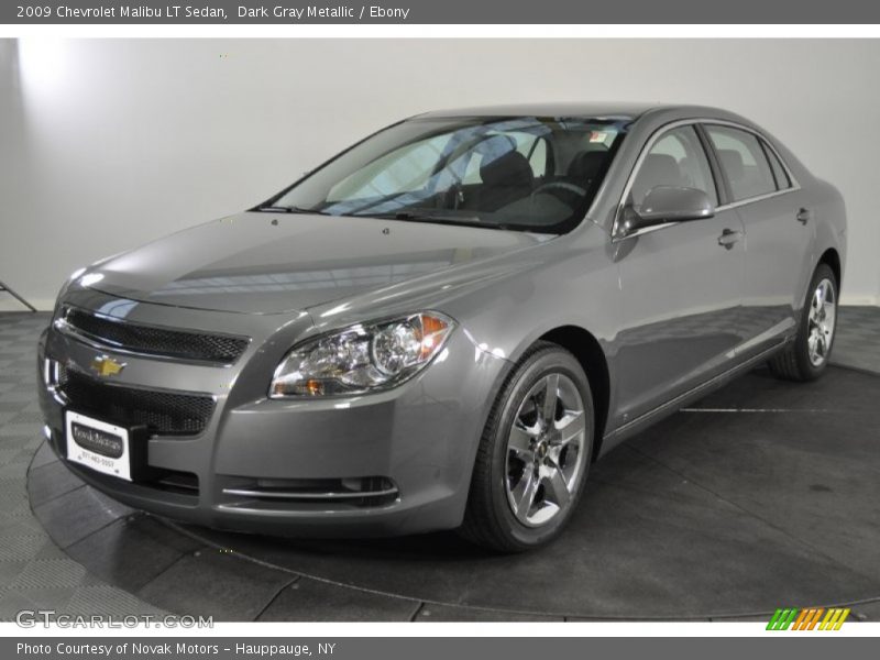 Dark Gray Metallic / Ebony 2009 Chevrolet Malibu LT Sedan