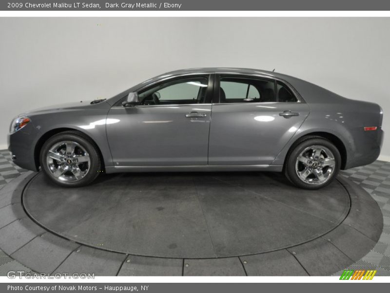 Dark Gray Metallic / Ebony 2009 Chevrolet Malibu LT Sedan