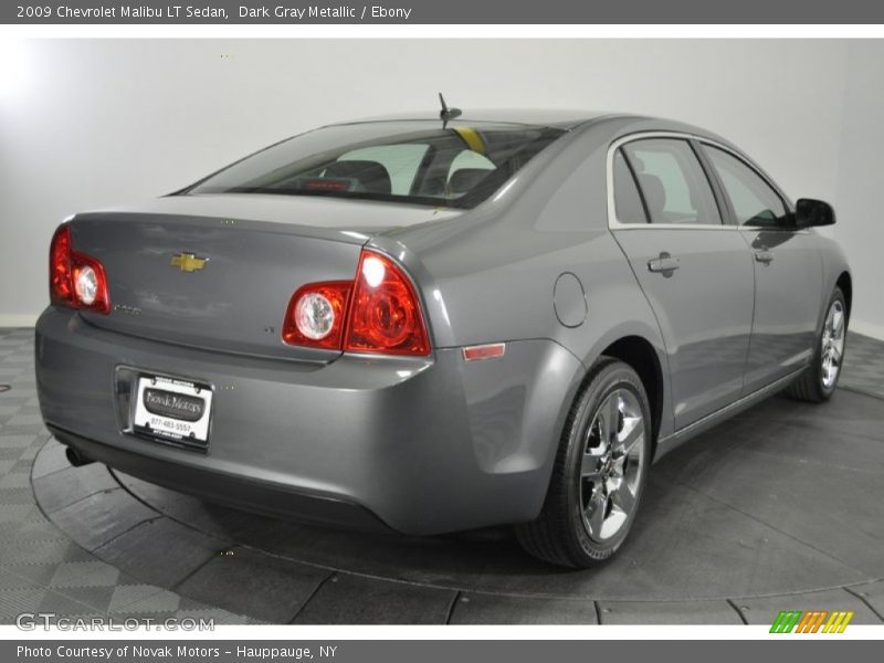 Dark Gray Metallic / Ebony 2009 Chevrolet Malibu LT Sedan