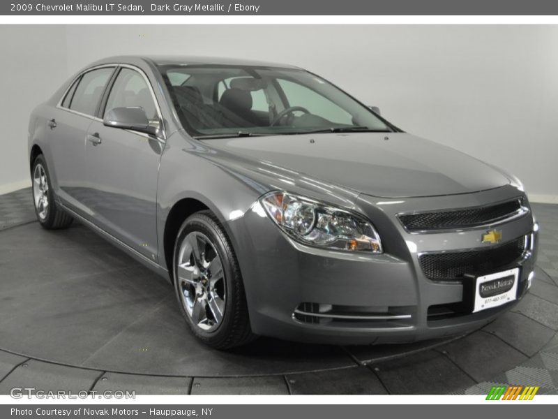 Dark Gray Metallic / Ebony 2009 Chevrolet Malibu LT Sedan