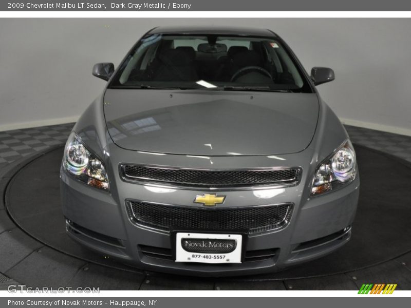 Dark Gray Metallic / Ebony 2009 Chevrolet Malibu LT Sedan
