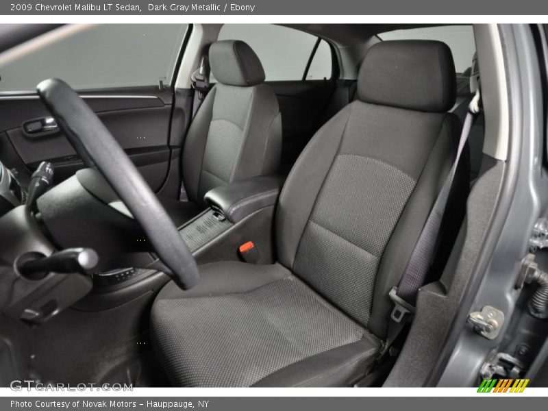 Dark Gray Metallic / Ebony 2009 Chevrolet Malibu LT Sedan