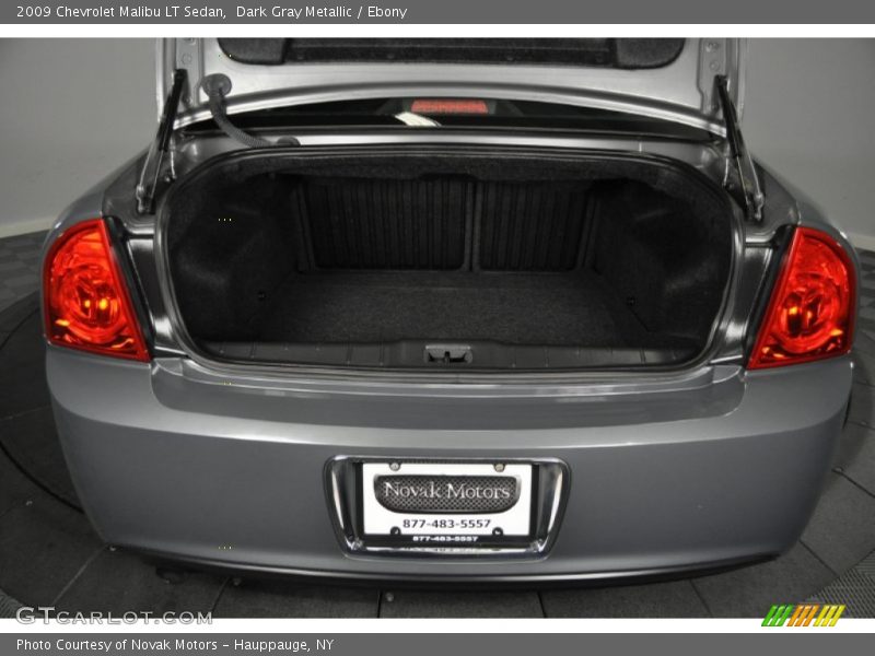 Dark Gray Metallic / Ebony 2009 Chevrolet Malibu LT Sedan