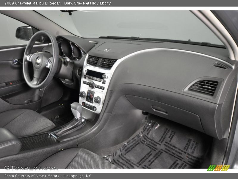 Dark Gray Metallic / Ebony 2009 Chevrolet Malibu LT Sedan