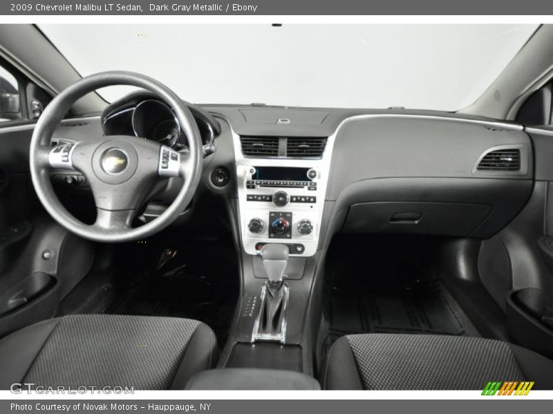 Dark Gray Metallic / Ebony 2009 Chevrolet Malibu LT Sedan