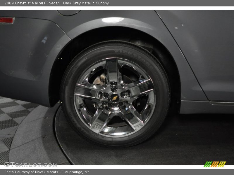 Dark Gray Metallic / Ebony 2009 Chevrolet Malibu LT Sedan