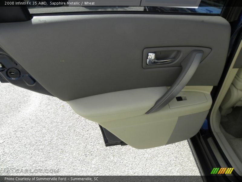 Sapphire Metallic / Wheat 2008 Infiniti FX 35 AWD