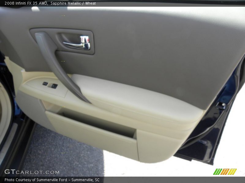 Sapphire Metallic / Wheat 2008 Infiniti FX 35 AWD