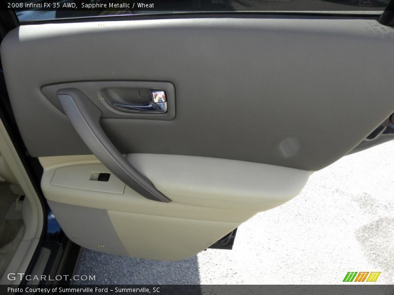 Sapphire Metallic / Wheat 2008 Infiniti FX 35 AWD