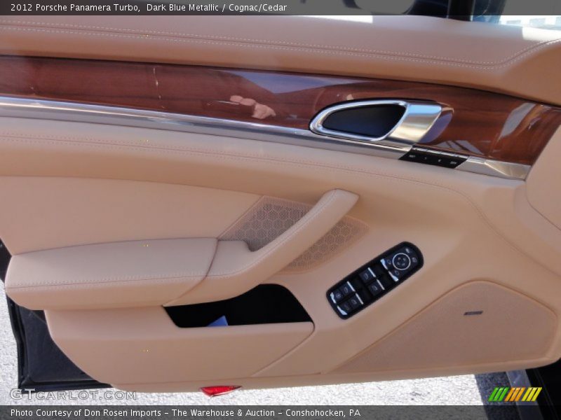 Dark Blue Metallic / Cognac/Cedar 2012 Porsche Panamera Turbo