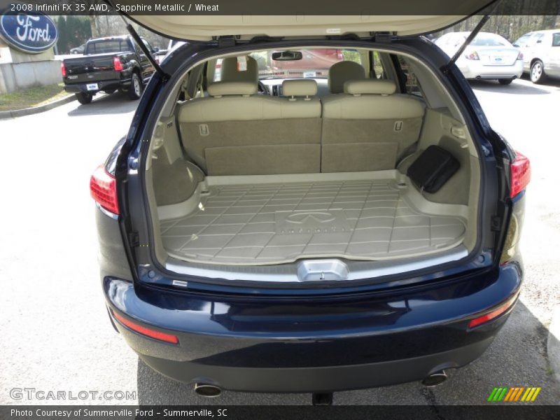 Sapphire Metallic / Wheat 2008 Infiniti FX 35 AWD