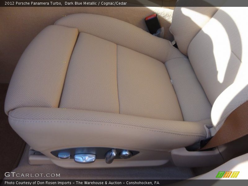 Dark Blue Metallic / Cognac/Cedar 2012 Porsche Panamera Turbo