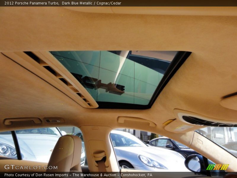 Dark Blue Metallic / Cognac/Cedar 2012 Porsche Panamera Turbo