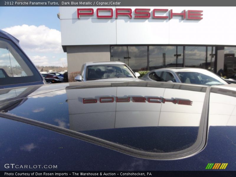 Dark Blue Metallic / Cognac/Cedar 2012 Porsche Panamera Turbo