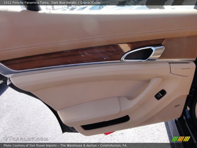 Dark Blue Metallic / Cognac/Cedar 2012 Porsche Panamera Turbo