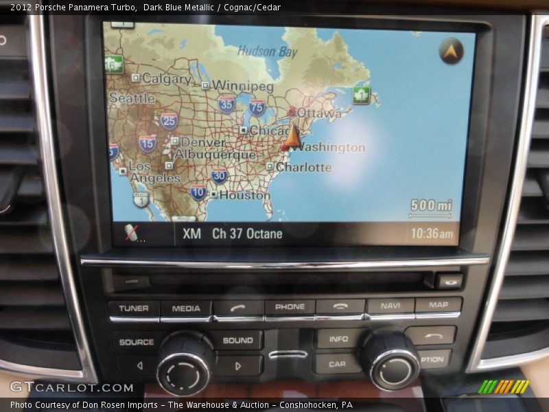 Navigation of 2012 Panamera Turbo