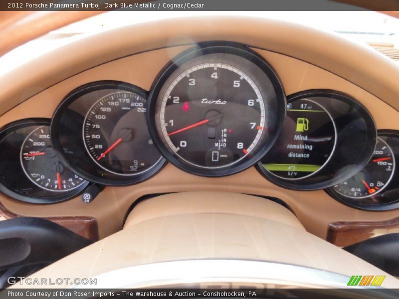  2012 Panamera Turbo Turbo Gauges
