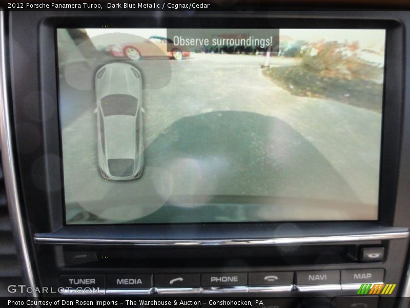 Dark Blue Metallic / Cognac/Cedar 2012 Porsche Panamera Turbo