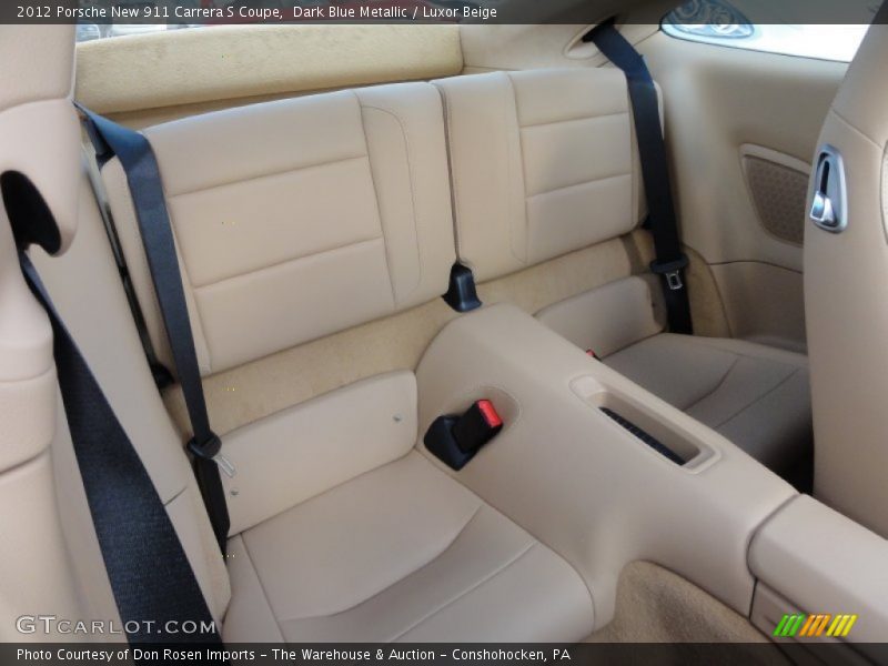 Rear Seat of 2012 New 911 Carrera S Coupe