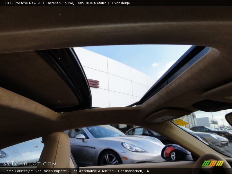 Sunroof of 2012 New 911 Carrera S Coupe