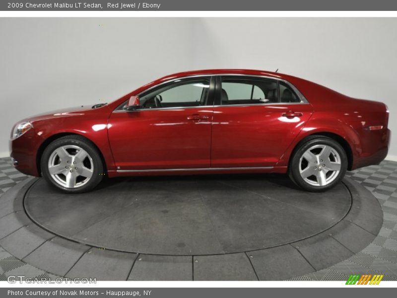 Red Jewel / Ebony 2009 Chevrolet Malibu LT Sedan