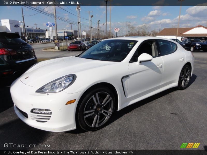 Front 3/4 View of 2012 Panamera 4
