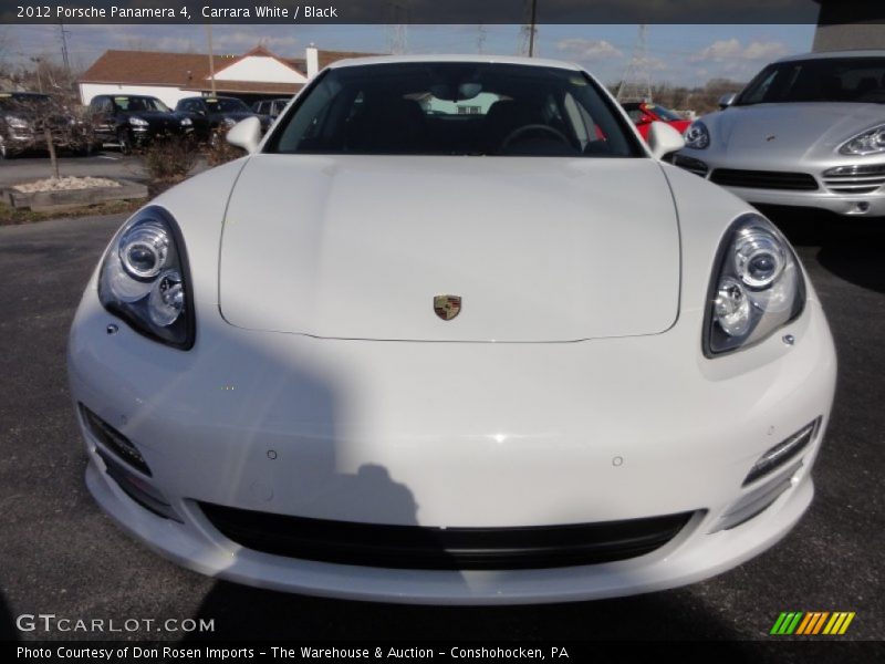 Carrara White / Black 2012 Porsche Panamera 4