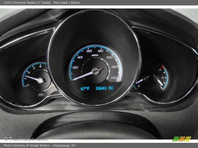 Red Jewel / Ebony 2009 Chevrolet Malibu LT Sedan