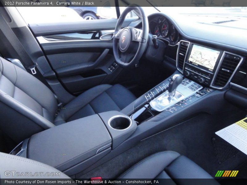 Carrara White / Black 2012 Porsche Panamera 4