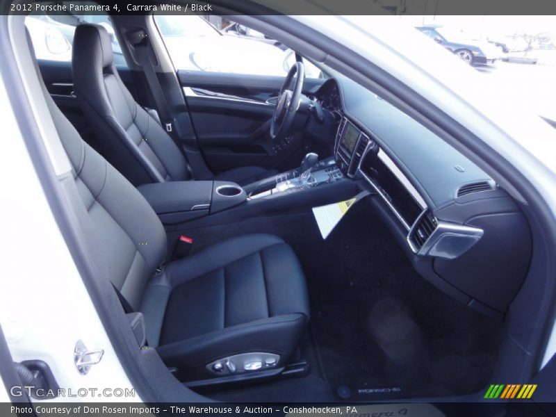 Carrara White / Black 2012 Porsche Panamera 4