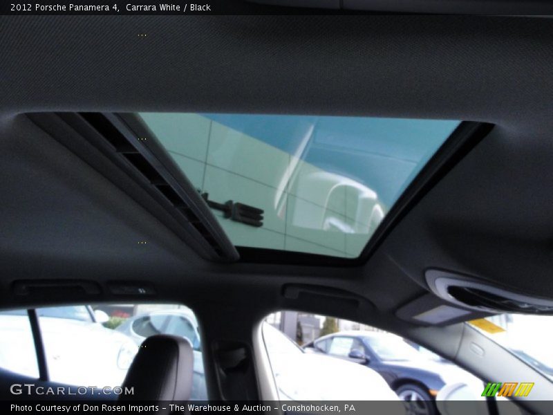 Carrara White / Black 2012 Porsche Panamera 4