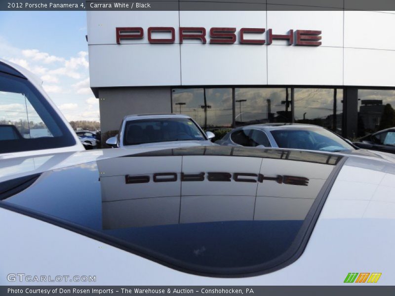 Carrara White / Black 2012 Porsche Panamera 4