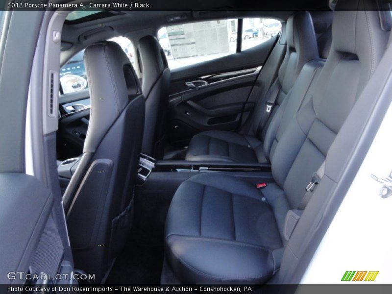 Carrara White / Black 2012 Porsche Panamera 4