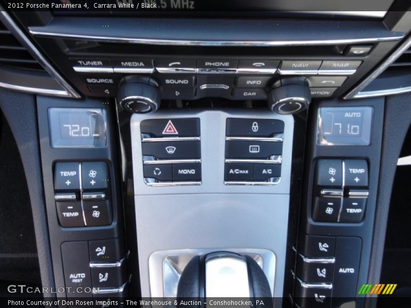 Carrara White / Black 2012 Porsche Panamera 4