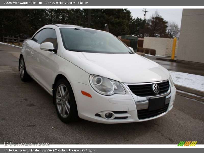 Candy White / Cornsilk Beige 2008 Volkswagen Eos Lux